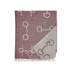 AWST Int'l "Lila" Snaffle Bit Pashmina Scarf 11 AWST Int'l "Lila" Snaffle Bit Pashmina Scarf -Farm House Tack Store 63GG1062 Pashmina.Scarf Burgundy
