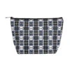 AWST Int'l Snaffle Bit Plaid Cosmetic Pouch