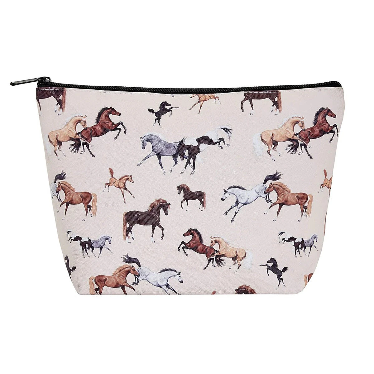AWST Int'l "Lila" Horses All Over Cosmetic Pouch 3 AWST Int'l "Lila" Horses All Over Cosmetic Pouch