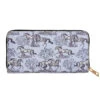 AWST Int'l "Lila" Blue Toile Clutch Wallet 1 AWST Int'l "Lila" Blue Toile Clutch Wallet -Farm House Tack Store 63LW449 JPC Blue.Toile .Clutch.Wallet
