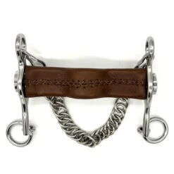 AJR Leather Covered Sam Marsh Short Shank Pelham Bit