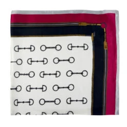AWST Int'l Satin Snaffle Bit Scarf 17 AWST Int'l Satin Snaffle Bit Scarf -Farm House Tack Store 63gg1643 JPC Scarf Red.Corner