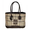 5/A Baker Taylor Tote 2 5/A Baker Taylor Tote -Farm House Tack Store 7039 Jacks Baker.Taylor.Tote Blk.Plaid Front