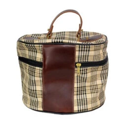5/A Baker Riding Hat Carrier 7 5/A Baker Riding Hat Carrier -Farm House Tack Store 7040 Jacks Baker.Hat .Bag Brown Back
