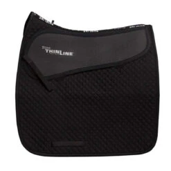 ThinLine Cotton Quilted Square Dressage Saddle Pad 5 ThinLine Cotton Quilted Square Dressage Saddle Pad -Farm House Tack Store 7055 ThinLine Square.Cotton.Dressage.Saddle.Pad Black