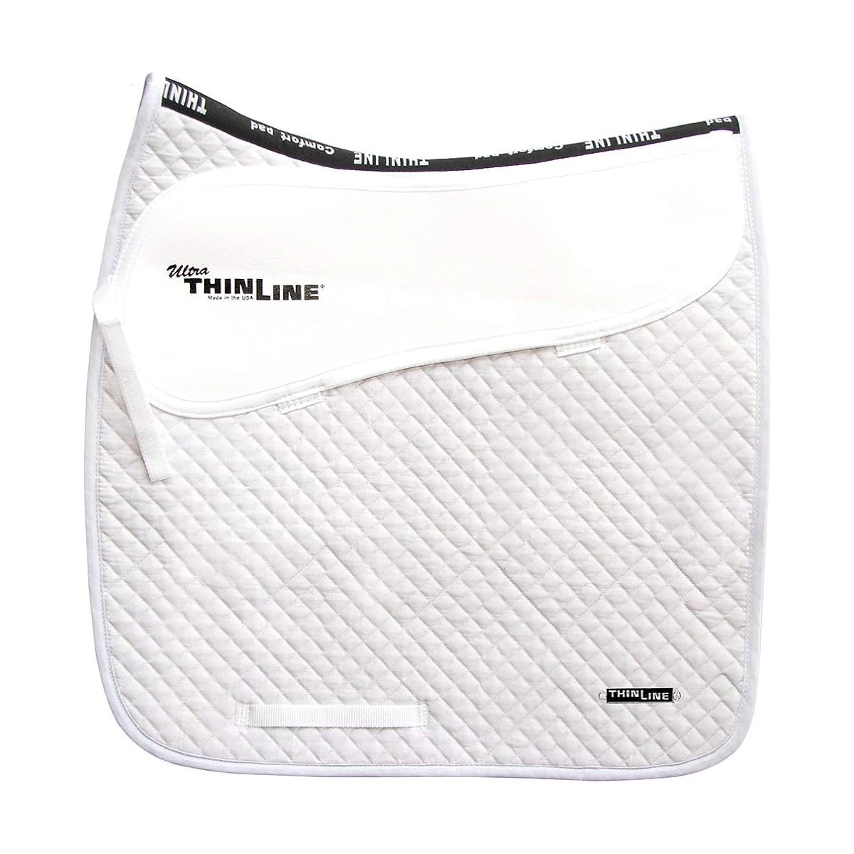 ThinLine Cotton Quilted Square Dressage Saddle Pad 3 ThinLine Cotton Quilted Square Dressage Saddle Pad