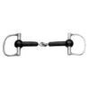 Weatherbeeta Korsteel Soft Rubber Mouth Jointed Dee Ring Snaffle Bit