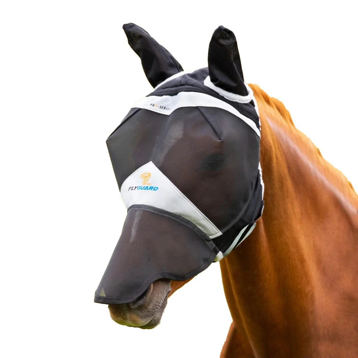Shires FlyGuard Pro Fine Mesh Fly Mask 3 Shires FlyGuard Pro Fine Mesh Fly Mask