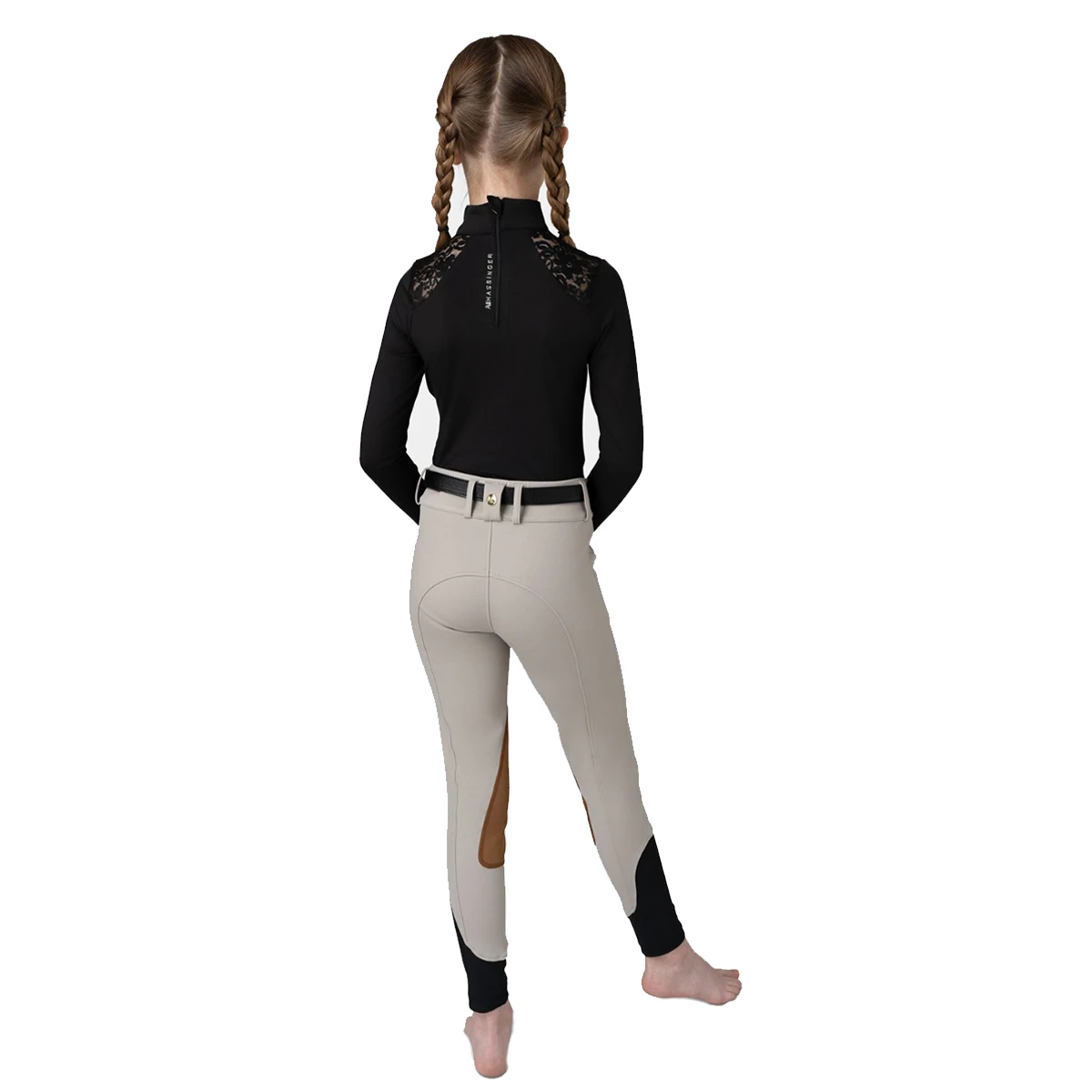 AP Hassinger Junior Heritage Knee Patch Breeches 5 AP Hassinger Junior Heritage Knee Patch Breeches - Image 3