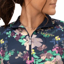 Kastel Long Sleeve Lush Garden 1/4 Zip Shirt -Farm House Tack Store 7e4f19eb daba 412f 8cc4 c4b8a2b635c7