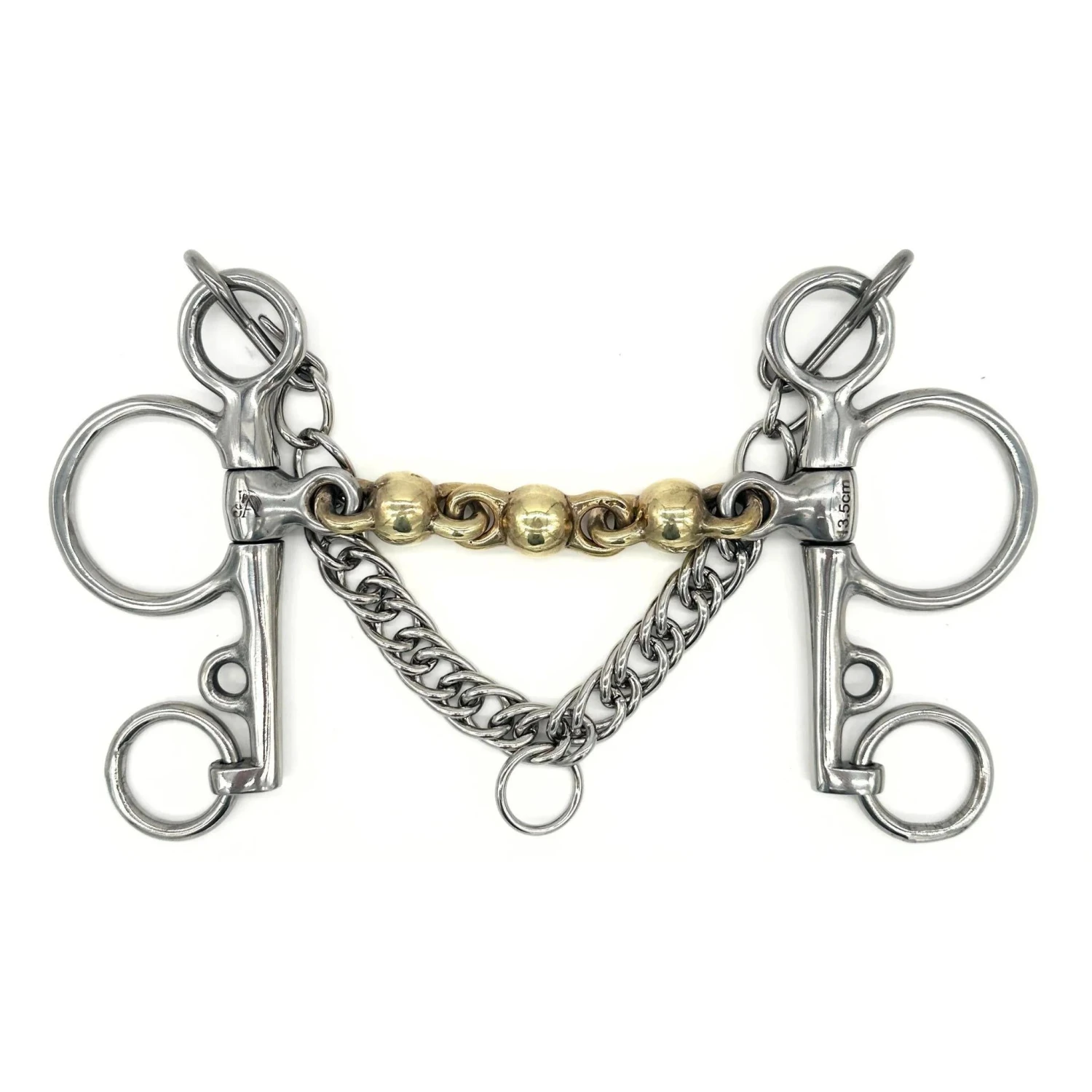 Jake Adams Brass Mouth Waterford Pelham Bit 3 Jake Adams Brass Mouth Waterford Pelham Bit