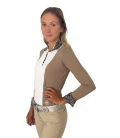 Essex Classics "Looking Back" Ladies Stone Brown Luna Performance Show Shirt
