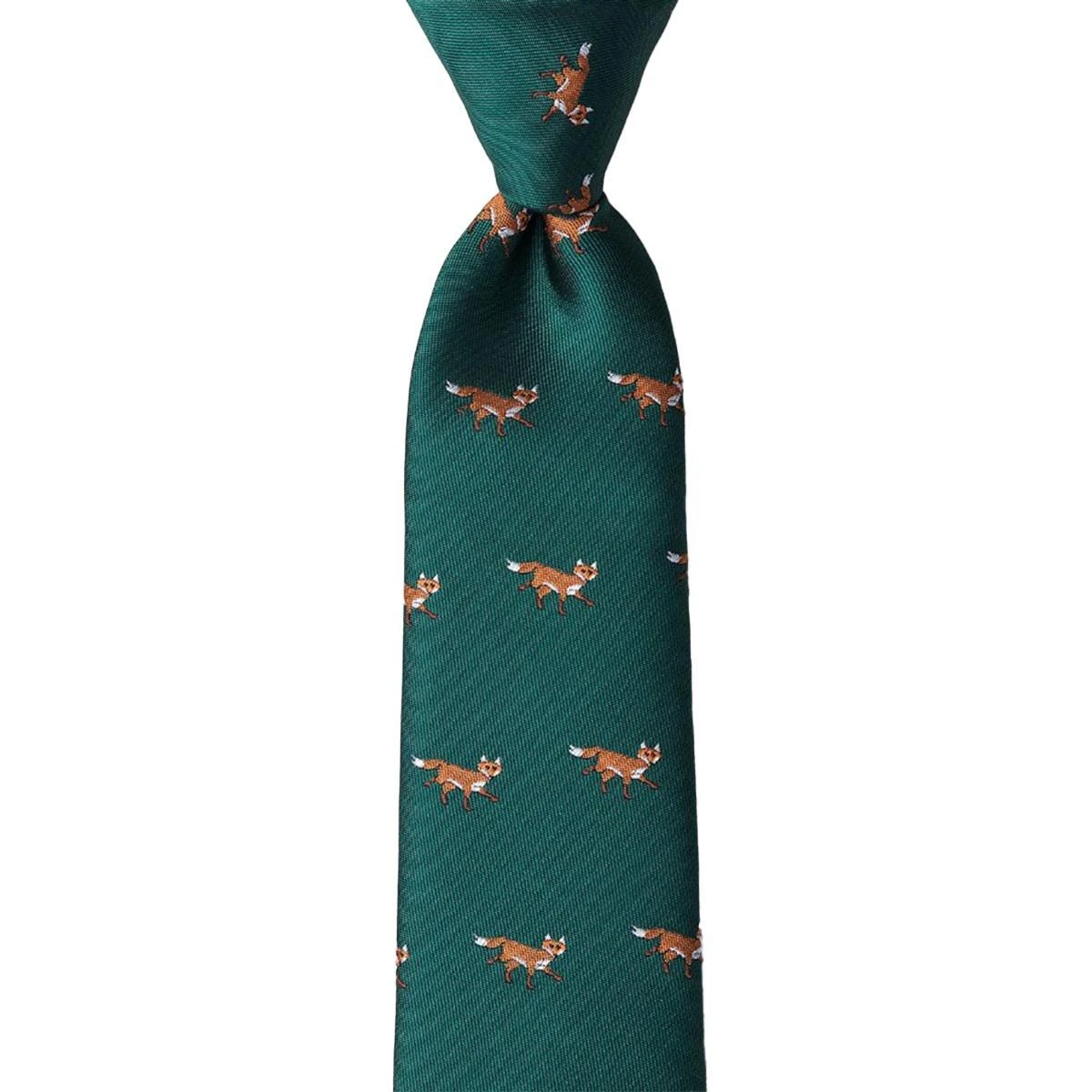 Wild Attire Inc. Prowling Foxes Microfiber Tie 3 Wild Attire Inc. Prowling Foxes Microfiber Tie
