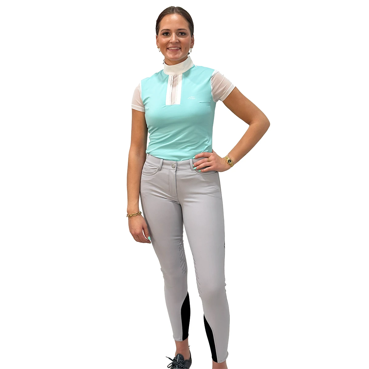Equiline Women's CorneK Knee Grip Breeches 3 Equiline Women's CorneK Knee Grip Breeches