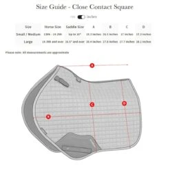 LeMieux Cotton Close Contact Square Pad -Farm House Tack Store 9b710e92 af38 4f3d b879 e68cabf47d78