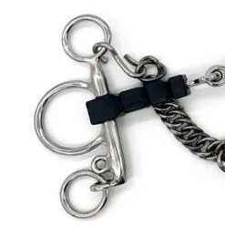 AJR Rubber Block Pelham Bit -Farm House Tack Store AJR.Sport Rubber.Block .Pelham.2