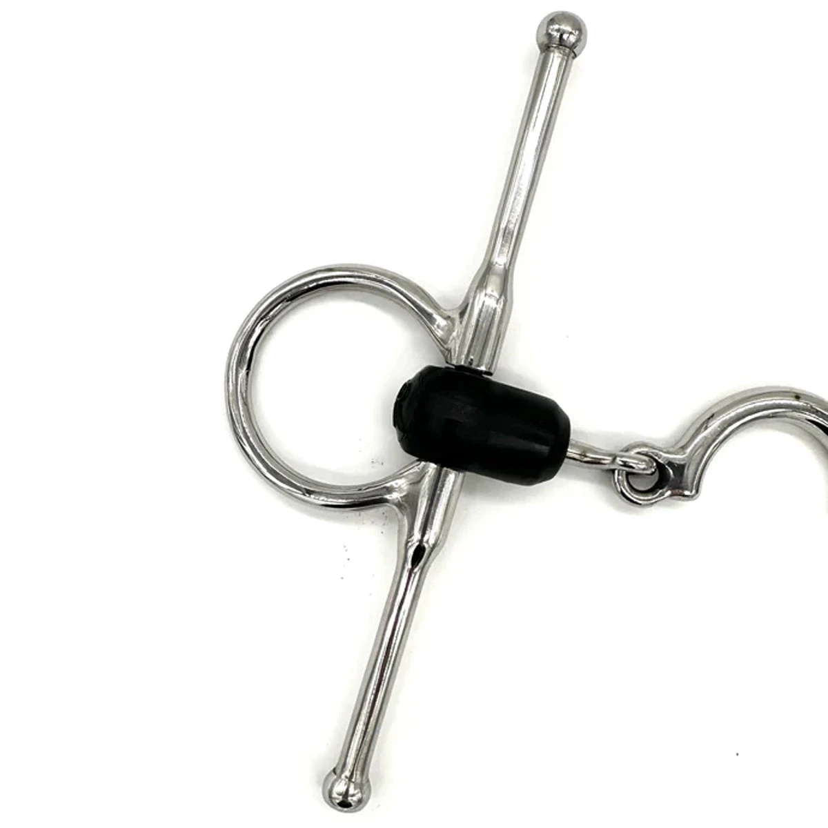 AJR Rubber Cut Off Segunda Full Cheek Snaffle Bit 5 AJR Rubber Cut Off Segunda Full Cheek Snaffle Bit - Image 3