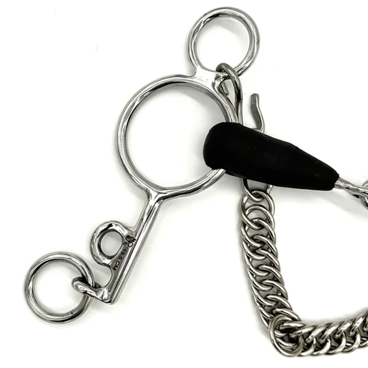 AJR Loose Ring Rubber Pelham Bit 5 AJR Loose Ring Rubber Pelham Bit - Image 3