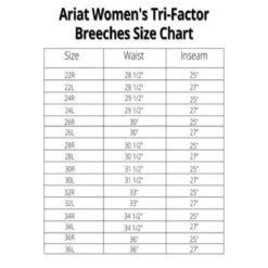 Ariat Women's Tri Factor Grip Knee Patch Breech 13 Ariat Women's Tri Factor Grip Knee Patch Breech -Farm House Tack Store Ariat Breeches Size Charts 600x600 5f0312bd c305 4802 9273 40631f9c33c1