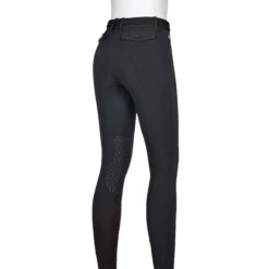Equiline ATIRK Women's Knee Grip Breeches In 4 Seasons B-Move -Farm House Tack Store AtirK EQuline N08981 Black Back