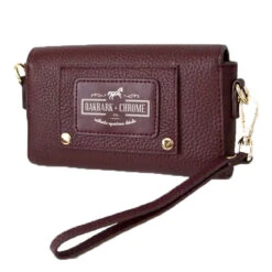 Oakbark & Chrome Rider Belt Bag -Farm House Tack Store BB CAB 101 Oakbark chrome riderbeltbag cabernet.3