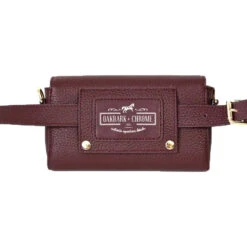 Oakbark & Chrome Rider Belt Bag -Farm House Tack Store BB CAB 101 Oakbark chrome riderbeltbag cabernet7