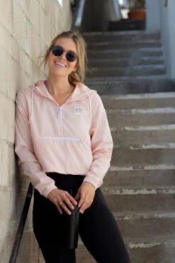 BOTORI Womens Water Resistant Windbreaker -Farm House Tack Store BLUSH 2