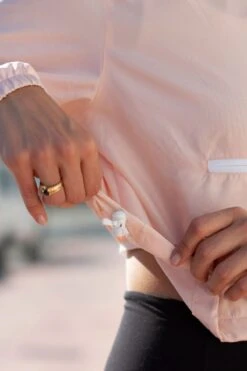 BOTORI Womens Water Resistant Windbreaker -Farm House Tack Store BLUSH 3