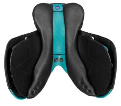 Bates Victrix Saddle With HART 13 Bates Victrix Saddle With HART -Farm House Tack Store B Victrix Cblk Aqua panel