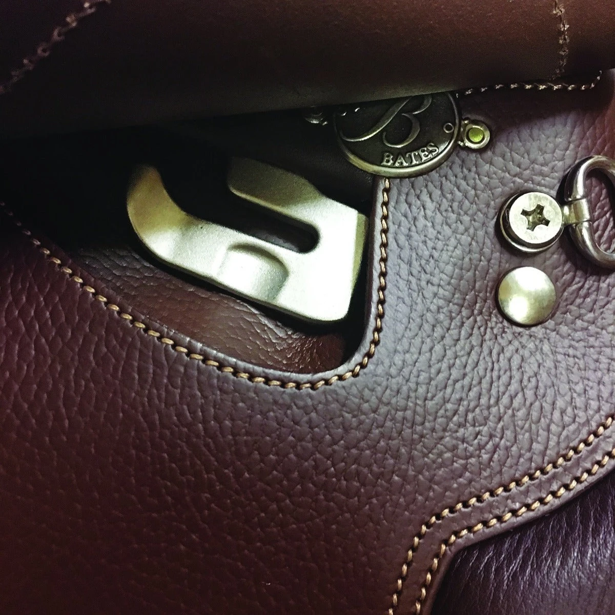 Bates Hunter Jumper Saddle With HART 5 Bates Hunter Jumper Saddle With HART - Image 3