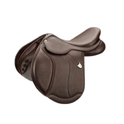 Bates Caprilli Close Contact+ Saddle With HART -Farm House Tack Store Bates Caprilli.CC.Classic.Saddle Cls.Brn .Luxe StanFlap.RearFB