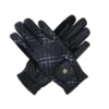 Sixteen Cypress Riding Gloves, Black Field Plaid
