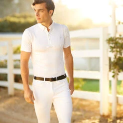 Ariat Men's TEK Short Sleeve Show Shirt 9 Ariat Men's TEK Short Sleeve Show Shirt -Farm House Tack Store CopyofS20 MNS ENGL LaCunha Carmel Shot 02 0900