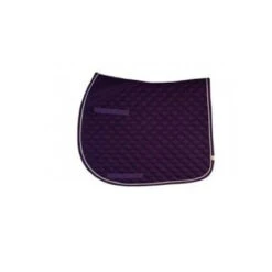 Lettia Coolmax AP Saddle Pad 19 Lettia Coolmax AP Saddle Pad -Farm House Tack Store Dk Purple White Piping