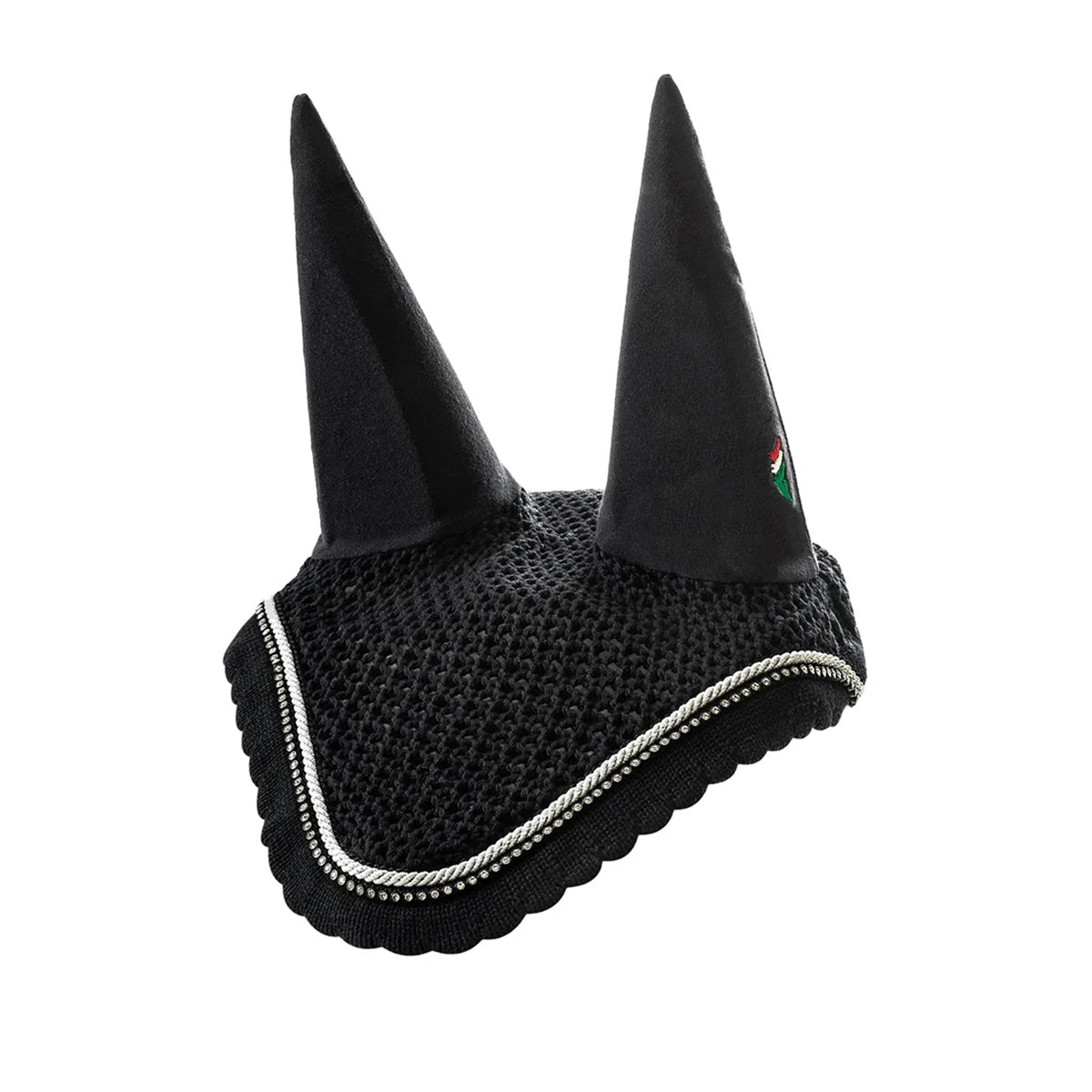 Equiline Rio Ear Bonnet With Rhinestone Trim 5 Equiline Rio Ear Bonnet With Rhinestone Trim - Image 3