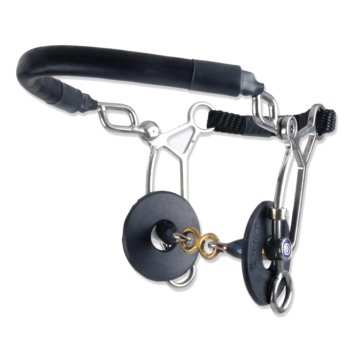 Trust Sweet Iron Hackamore Combination Short French Link Bit 3 Trust Sweet Iron Hackamore Combination Short French Link Bit