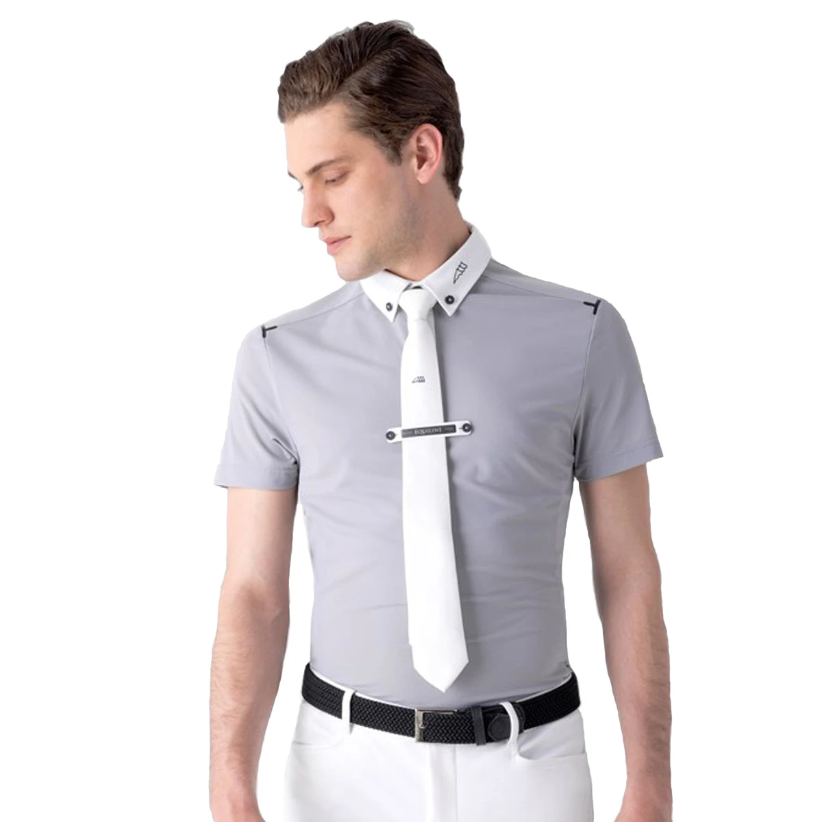 Equiline Men's CurtieK Short Sleeve Tech-Mesh Show Shirt 3 Equiline Men's CurtieK Short Sleeve Tech-Mesh Show Shirt