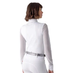 Equiline Women's GurteG Long Sleeve Competition Polo 18 Equiline Women's GurteG Long Sleeve Competition Polo -Farm House Tack Store EQline H00923 Gurteg 001 Back
