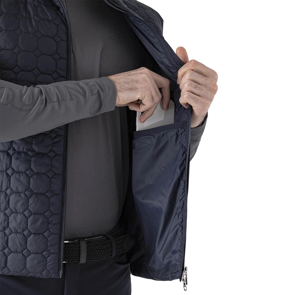 Equiline Men's ErceV Octagon Quilted Vest 4 Equiline Men's ErceV Octagon Quilted Vest - Image 2