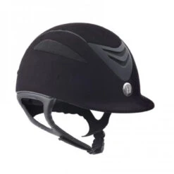 One K Defender Black Suede JR Helmet