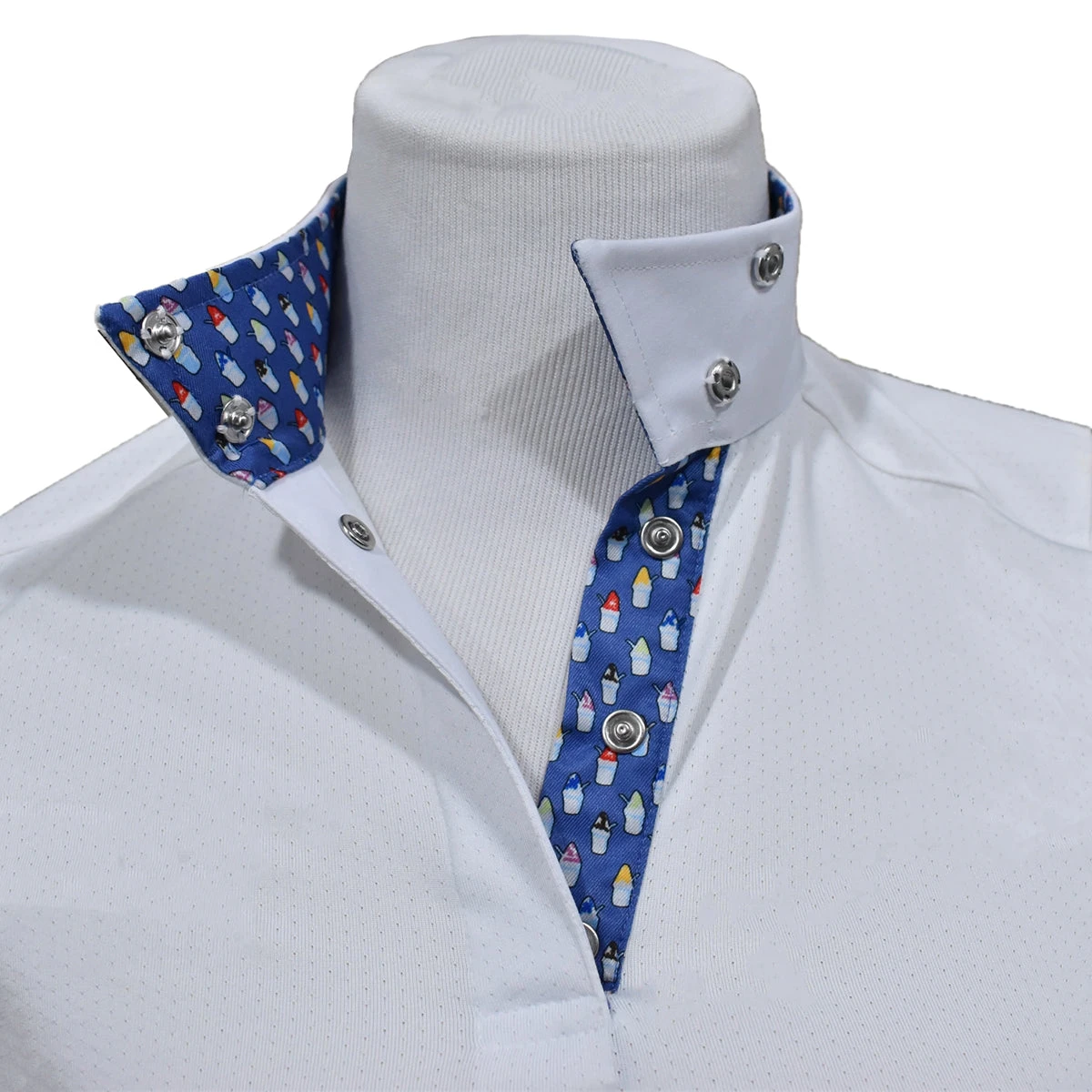 Essex Classics Girls Snow Cone Talent Yarn Wrap Collar Show Shirt 4 Essex Classics Girls Snow Cone Talent Yarn Wrap Collar Show Shirt - Image 2