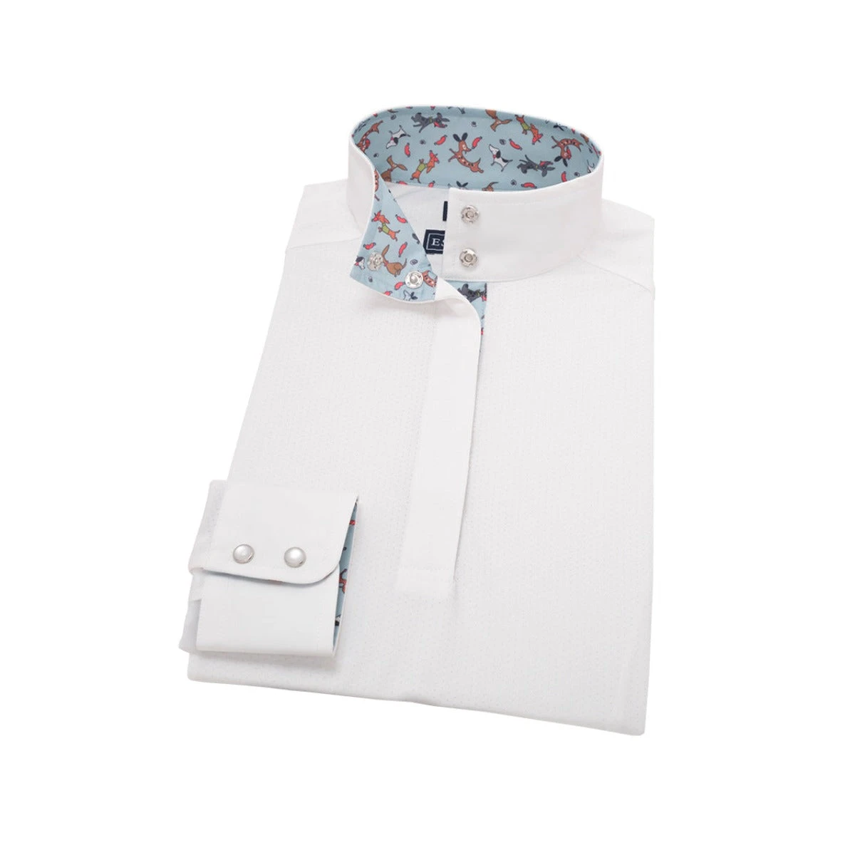 Essex Classics Ladies Danny & Ron's Rescue "Hot Diggity Dog" Talent Yarn Straight Collar Show Shirt 3 Essex Classics Ladies Danny & Ron's Rescue "Hot Diggity Dog" Talent Yarn Straight Collar Show Shirt