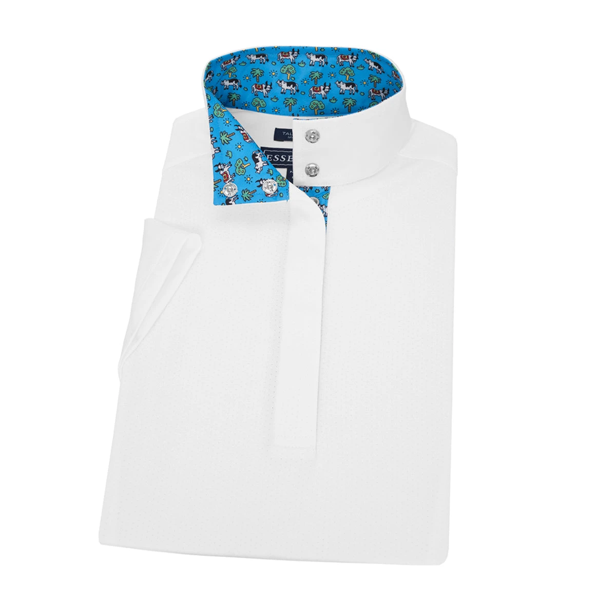 Essex Classics Ladies Cows And Bulls Talent Yarn Straight Collar Short Sleeve Performance Show Shirt 3 Essex Classics Ladies Cows And Bulls Talent Yarn Straight Collar Short Sleeve Performance Show Shirt