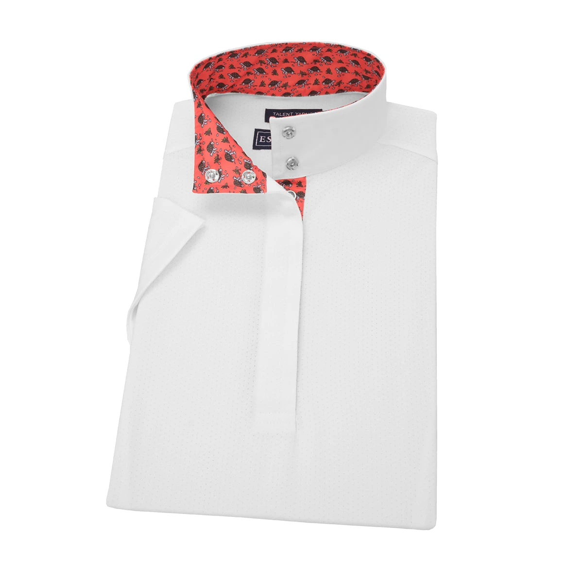 Essex Classics Ladies Slow And Steady Tortoise Talent Yarn Straight Collar Short Sleeve Show Shirt 3 Essex Classics Ladies Slow And Steady Tortoise Talent Yarn Straight Collar Short Sleeve Show Shirt