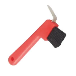 EZI-Groom Hoof Pick Brush -Farm House Tack Store EZI Groom 1094 Hoof.Pick .Brush Red