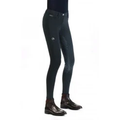 EGO 7 Women's Dressage Full Grip Breech 34 EGO 7 Women's Dressage Full Grip Breech -Farm House Tack Store Ego7 Dressage.FG .Breeches Greey.Grey Side