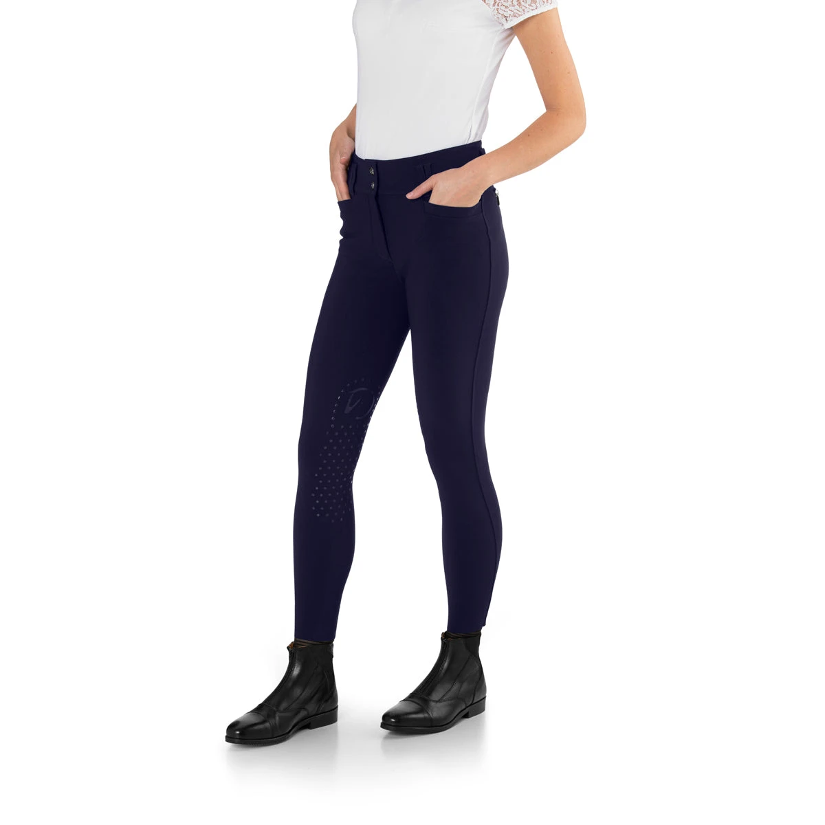 Ego7 Women's Jumping CA Knee Patch Breech 7 Ego7 Women's Jumping CA Knee Patch Breech - Image 5