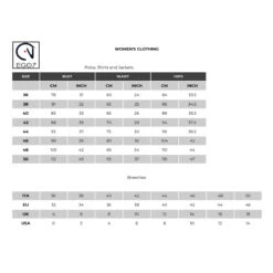 EGO 7 Women's Be Air Jacket 17 EGO 7 Women's Be Air Jacket -Farm House Tack Store Ego7 Womens.Clothing.Size .Guide