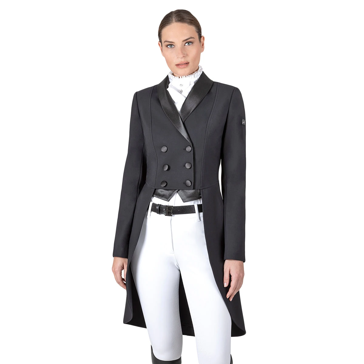Equiline Women's Grag Satin Collar Tailcoat - Sale 3 Equiline Women's Grag Satin Collar Tailcoat - Sale