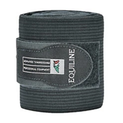 Equiline Fleece And Elastic Work Bandage Set -Farm House Tack Store Equiline Work.Bandages Set.of .2 Brown Grey